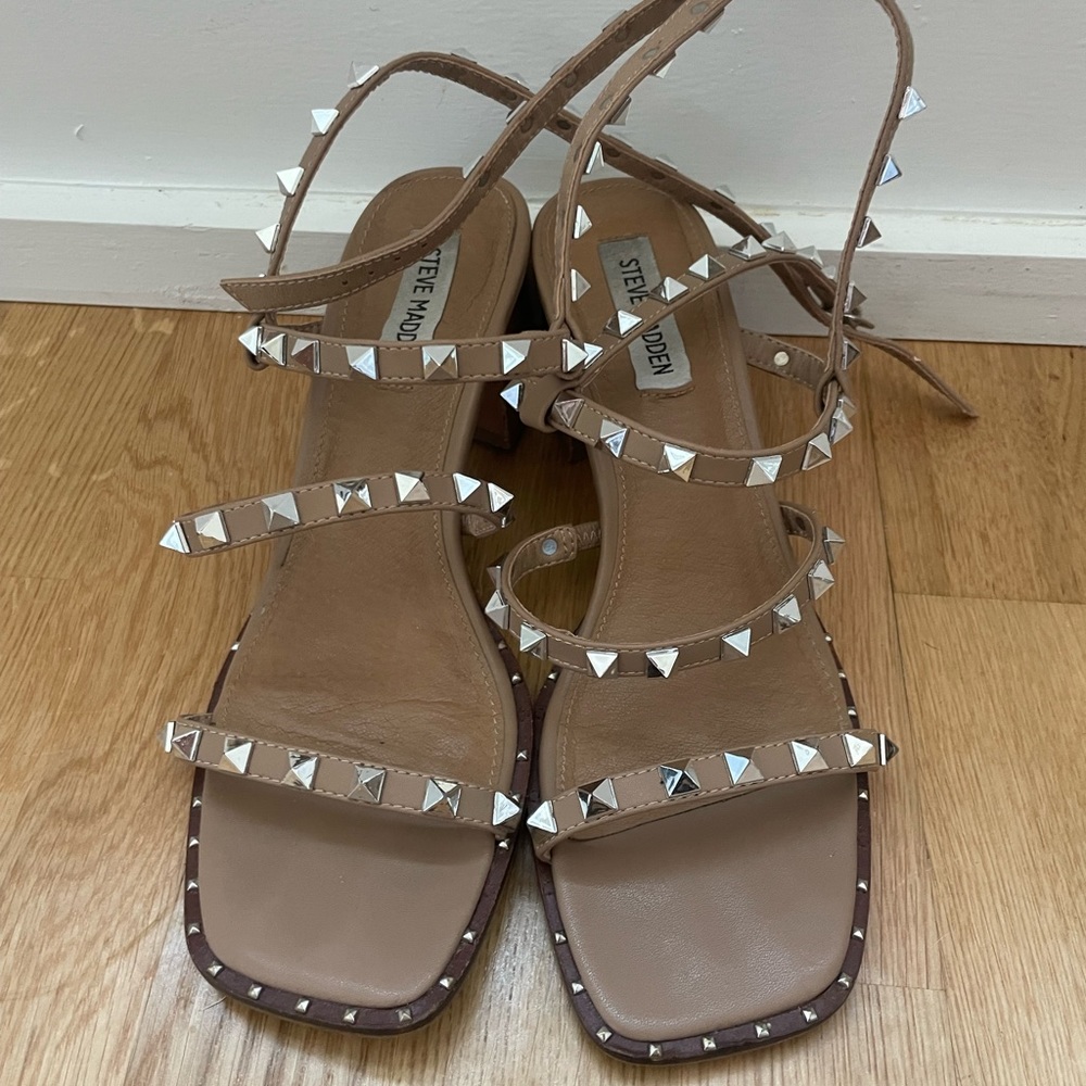 Studded heel sandal Steve Madden